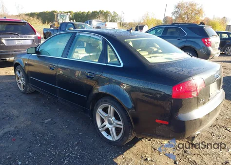 2007 Audi A4 2.0T из США, поврежденный, VIN WAUAF78E17A239800